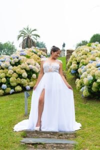 Vestido de novia largo